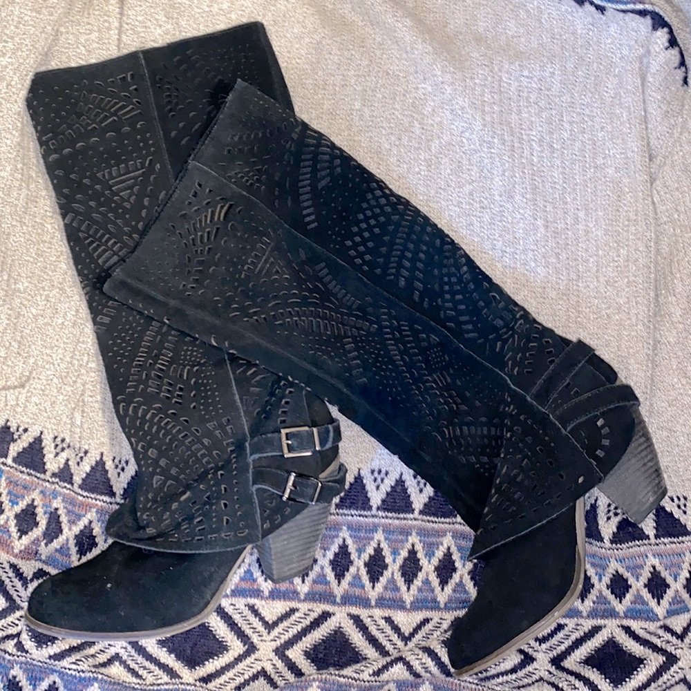 Black boots